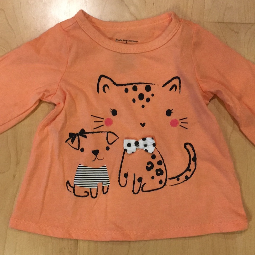 First Impressions kitty & dog long sleeve …